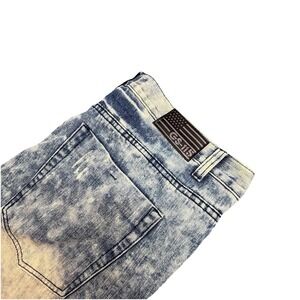 GS-115‎ Jeans Destroyed Mens 40x34 Acid Distressed Baggy Hip Hop City Actual
